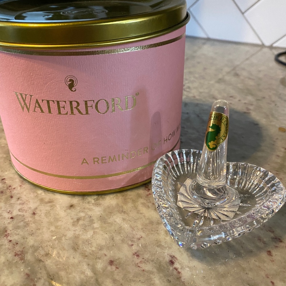 Waterford Crystal Heart Ring Holder